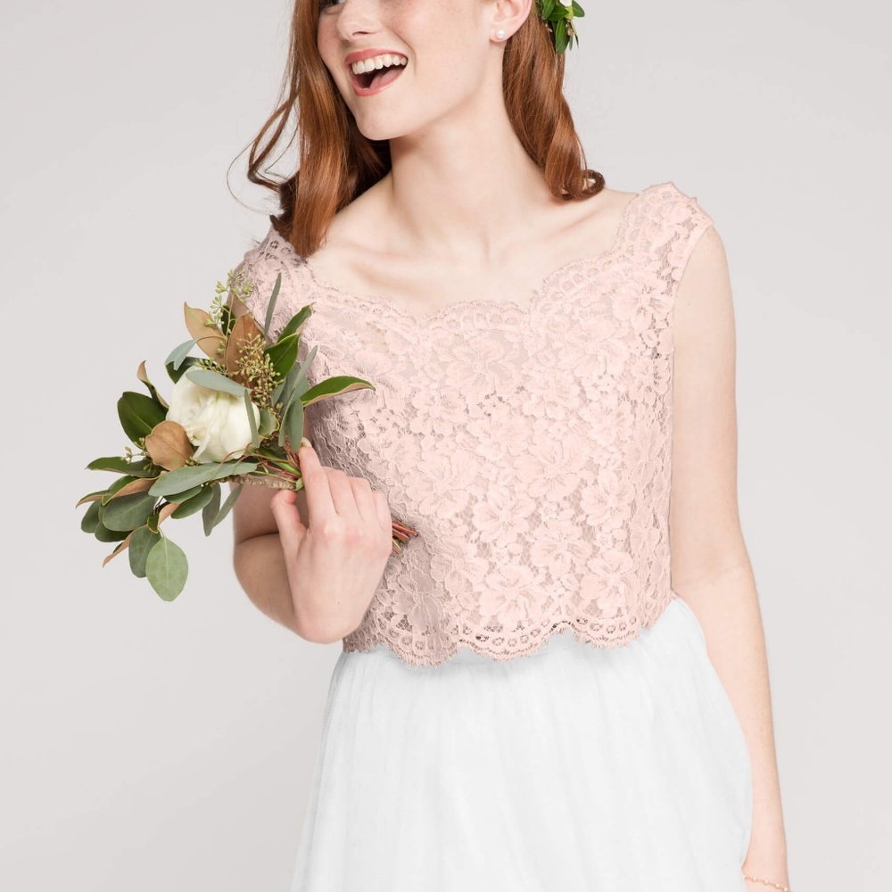 Calais Reversible Lace Crop Top by Love Tanya